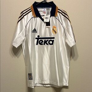 adidas Real Madrid 1999-2000 Reissue Jersey Men New